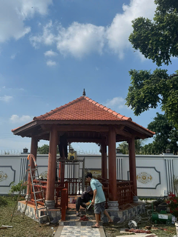 Nhà chòi lục giác - Nhà Gỗ Vina - Công Ty Cổ Phần XNK Al Metal